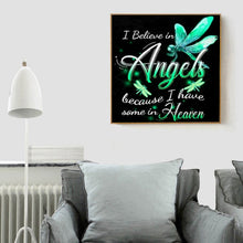 Load image into Gallery viewer, Letter Angel 30*30cm (canvas) full round drill diamond painting