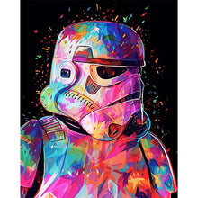 Load image into Gallery viewer, Movie Star Wars 30*40cm (canvas) full round drill diamond painting