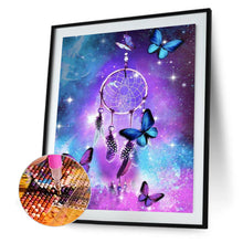 Load image into Gallery viewer, Gorgeous Dreamcatcher 30*40cm (canvas) full round drill diamond painting