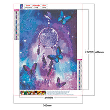 Load image into Gallery viewer, Gorgeous Dreamcatcher 30*40cm (canvas) full round drill diamond painting