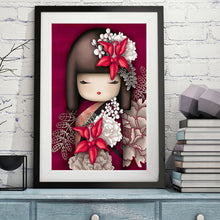 Load image into Gallery viewer, Japanese Doll 30*40cm (canvas) full round drill diamond painting