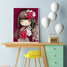 Load image into Gallery viewer, Japanese Doll 30*40cm (canvas) full round drill diamond painting
