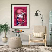 Load image into Gallery viewer, Japanese Doll 30*40cm (canvas) full round drill diamond painting