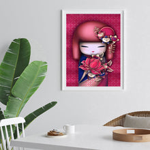 Load image into Gallery viewer, Japanese Doll 30*40cm (canvas) full round drill diamond painting