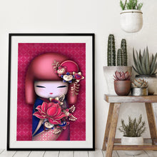 Load image into Gallery viewer, Japanese Doll 30*40cm (canvas) full round drill diamond painting