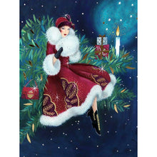 Load image into Gallery viewer, Fashion Lady 30*40cm (canvas) full round drill diamond painting