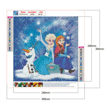 Load image into Gallery viewer, Cartoon Princesses 30*30cm (canvas) full round drill diamond painting