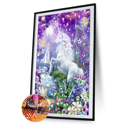 Fantastic Horse 40*30cm (canvas) full round drill diamond painting