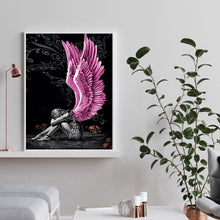 Load image into Gallery viewer, Angel Wings 30*40CM(canvas) full round drill diamond painting