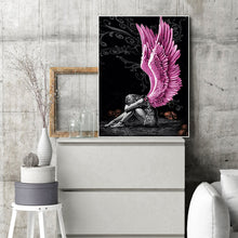Load image into Gallery viewer, Angel Wings 30*40CM(canvas) full round drill diamond painting