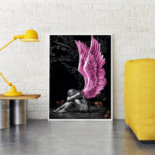 Load image into Gallery viewer, Angel Wings 30*40CM(canvas) full round drill diamond painting