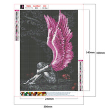 Load image into Gallery viewer, Angel Wings 30*40CM(canvas) full round drill diamond painting