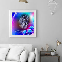 Load image into Gallery viewer, Animals Wolf Mother and Son 30*30CM(canvas) full round drill diamond painting