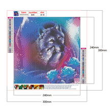 Load image into Gallery viewer, Animals Wolf Mother and Son 30*30CM(canvas) full round drill diamond painting