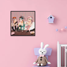 Load image into Gallery viewer, Noble Lady 30*30CM(canvas) full round drill diamond painting