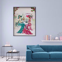 Load image into Gallery viewer, Diamond Painting - Partial Special Shaped - Noble woman (30*40cm)