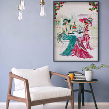 Load image into Gallery viewer, Diamond Painting - Partial Special Shaped - Noble woman (30*40cm)