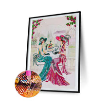 Load image into Gallery viewer, Diamond Painting - Partial Special Shaped - Noble woman (30*40cm)