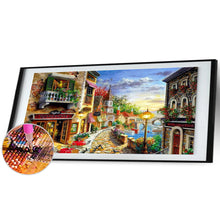 Load image into Gallery viewer, Diamond Painting - Full Round - Sunset street view (80*40CM)