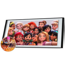 Load image into Gallery viewer, Diamond Painting - Full Round - 15 Disney princesses (100*50CM)