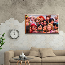 Load image into Gallery viewer, Diamond Painting - Full Round - 15 Disney princesses (100*50CM)