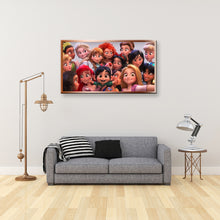 Load image into Gallery viewer, Diamond Painting - Full Round - 15 Disney princesses (100*50CM)