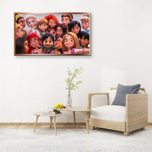 Load image into Gallery viewer, Diamond Painting - Full Round - 15 Disney princesses (100*50CM)
