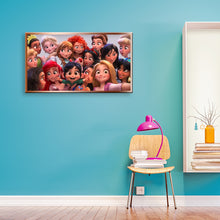 Load image into Gallery viewer, Diamond Painting - Full Round - 15 Disney princesses (100*50CM)