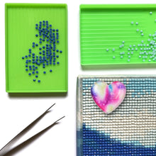 Load image into Gallery viewer, Magnetic Heart Shape Plastic Painting Locator Diamond Painting Tools