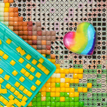 Load image into Gallery viewer, Magnetic Heart Shape Plastic Painting Locator Diamond Painting Tools