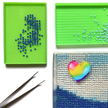 Load image into Gallery viewer, Magnetic Heart Shape Plastic Painting Locator Diamond Painting Tools