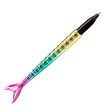 Load image into Gallery viewer, Point Drill Pen Diamond Painting DIY Fish Tail Rhinestone Craft Tool Red