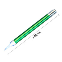 Load image into Gallery viewer, Battery Powered Lighted Point Drill Pen Diamond Painting DIY Tools Green