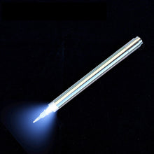 Load image into Gallery viewer, Battery Powered Lighted Point Drill Pen Diamond Painting DIY Tools Silver