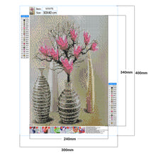 Load image into Gallery viewer, Flower Vase A 30*40cm(canvas) full round drill diamond painting