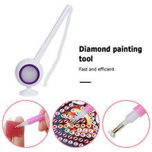 Load image into Gallery viewer, Diamond Painting Drawing LED Light Point Drill Pen for DIY Craft (Purple)