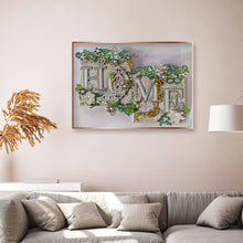 Load image into Gallery viewer, Word 40*30cm(canvas) beautiful special shaped drill diamond painting