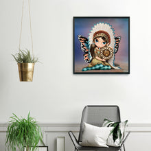 Load image into Gallery viewer, Big Eyes Elf 30*30cm(canvas) full round drill diamond painting
