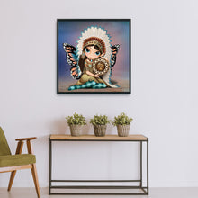 Load image into Gallery viewer, Big Eyes Elf 30*30cm(canvas) full round drill diamond painting