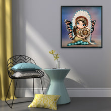 Load image into Gallery viewer, Big Eyes Elf 30*30cm(canvas) full round drill diamond painting