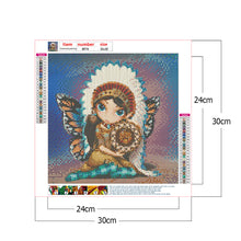 Load image into Gallery viewer, Big Eyes Elf 30*30cm(canvas) full round drill diamond painting