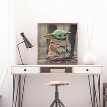 Load image into Gallery viewer, Cartoon Yoda 30*30cm(canvas) full round drill diamond painting
