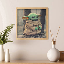 Load image into Gallery viewer, Cartoon Yoda 30*30cm(canvas) full round drill diamond painting