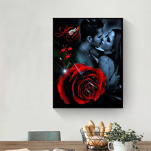 Load image into Gallery viewer, Rose Lover 30*40cm(canvas) full round drill diamond painting