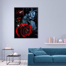 Load image into Gallery viewer, Rose Lover 30*40cm(canvas) full round drill diamond painting