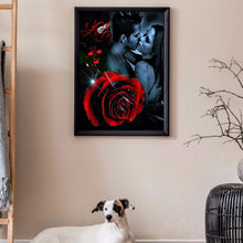 Load image into Gallery viewer, Rose Lover 30*40cm(canvas) full round drill diamond painting