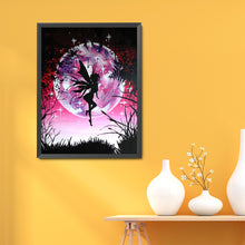 Load image into Gallery viewer, Fairy Under Moon 30*40cm(canvas) full round drill diamond painting