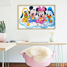 Load image into Gallery viewer, Mouse Duck 40*30cm(canvas) full round drill diamond painting