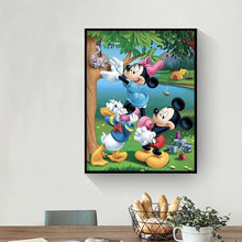 Load image into Gallery viewer, Mouse Disney Cartoon Gift 30*40cm(canvas) full round drill diamond painting