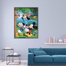 Load image into Gallery viewer, Mouse Disney Cartoon Gift 30*40cm(canvas) full round drill diamond painting